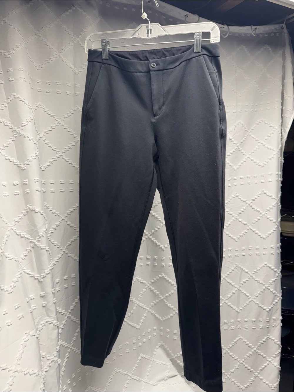 Lululemon Women's On the Fly Pant Black Size 6 Stretch Dress Casual Ankle Slacks
